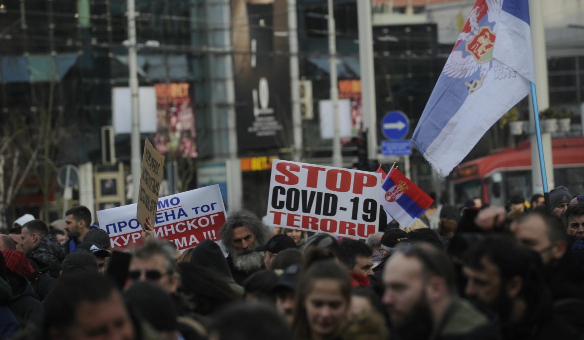 U Beogradu protest zbog protivepidemijskih mera