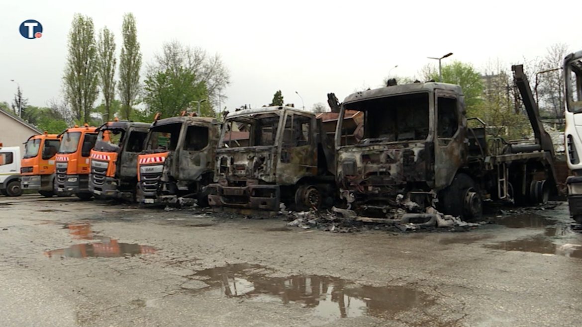 Izgorelo pet vozila Gradske čistoće u Beogradu