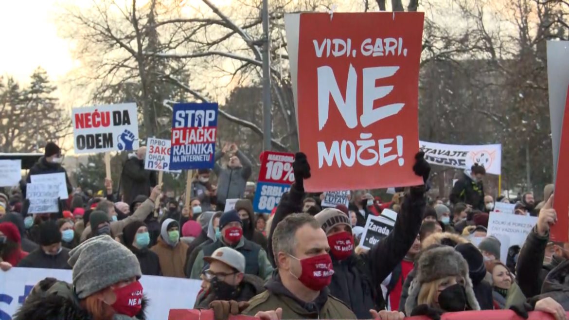 Novi protest frilensera 24. aprila