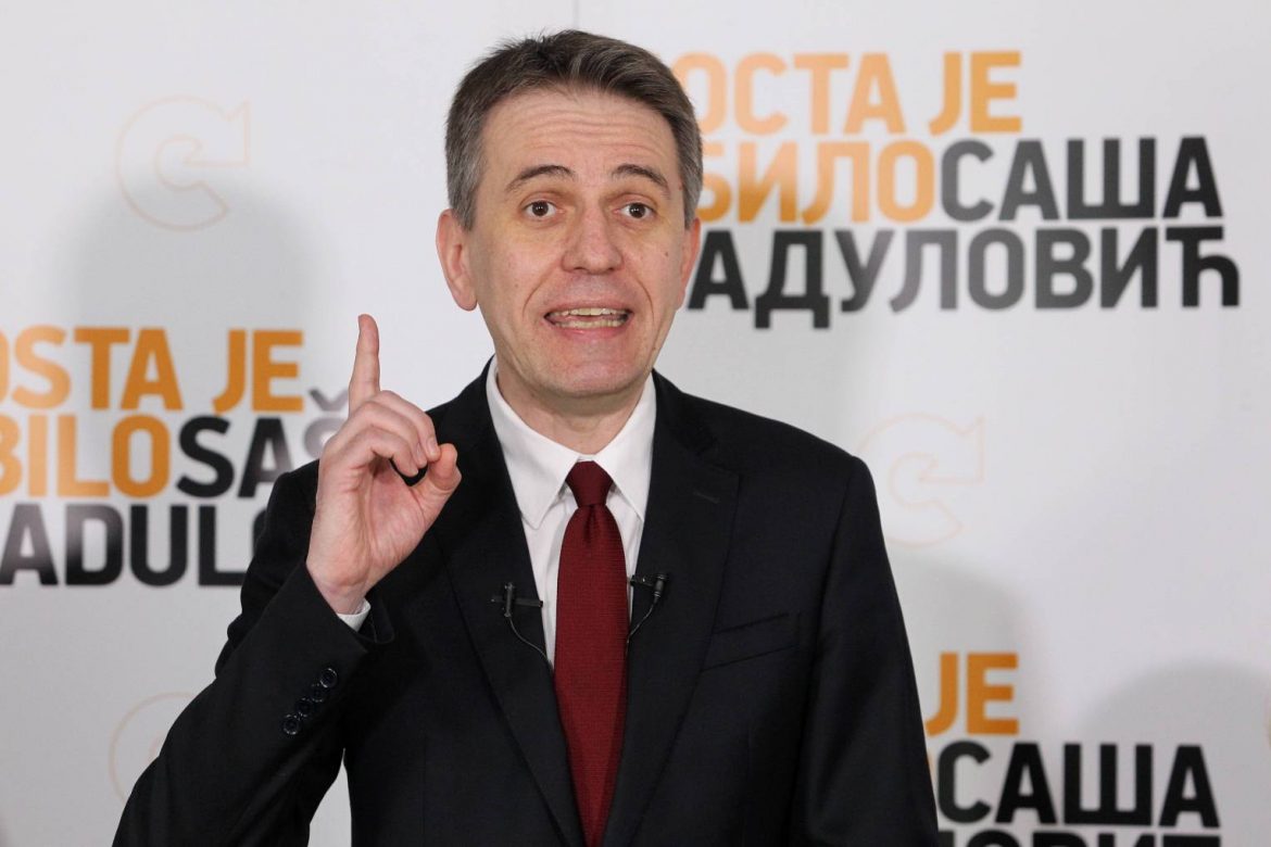 Saša Radulović: DJB će imati kandidata na predsedničkim izborima