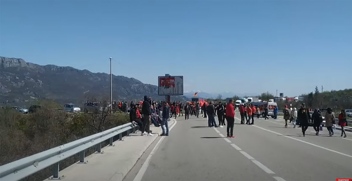 Crna Gora: Ponovo blokiran magistralni put Nikšić-Podgorica