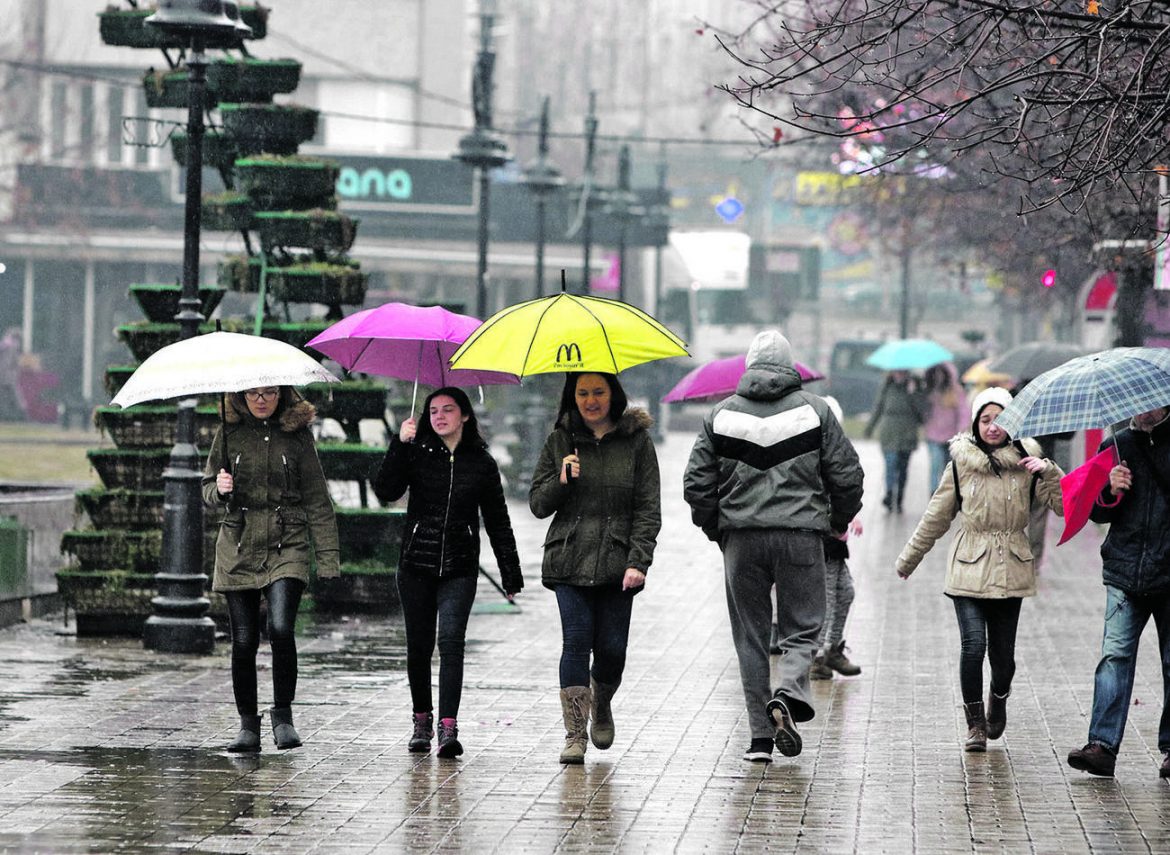 Danas u Srbiji kiša, grmljavina i pad temperature