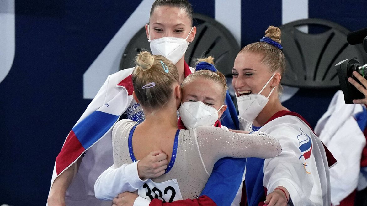 Zlato za ruske gimnastičarke, Amerikanke druge