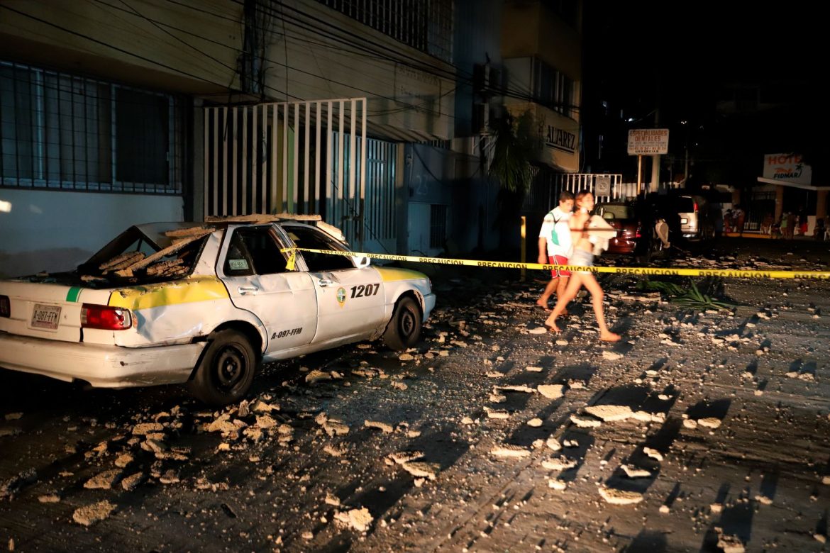 Jak zemljotres pogodio oblast kod meksičkog letovališta Akapulko