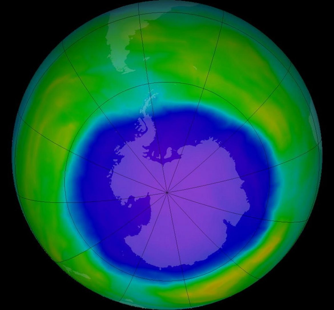 Ozonska rupa na južnoj hemisferi veća od Antarktika