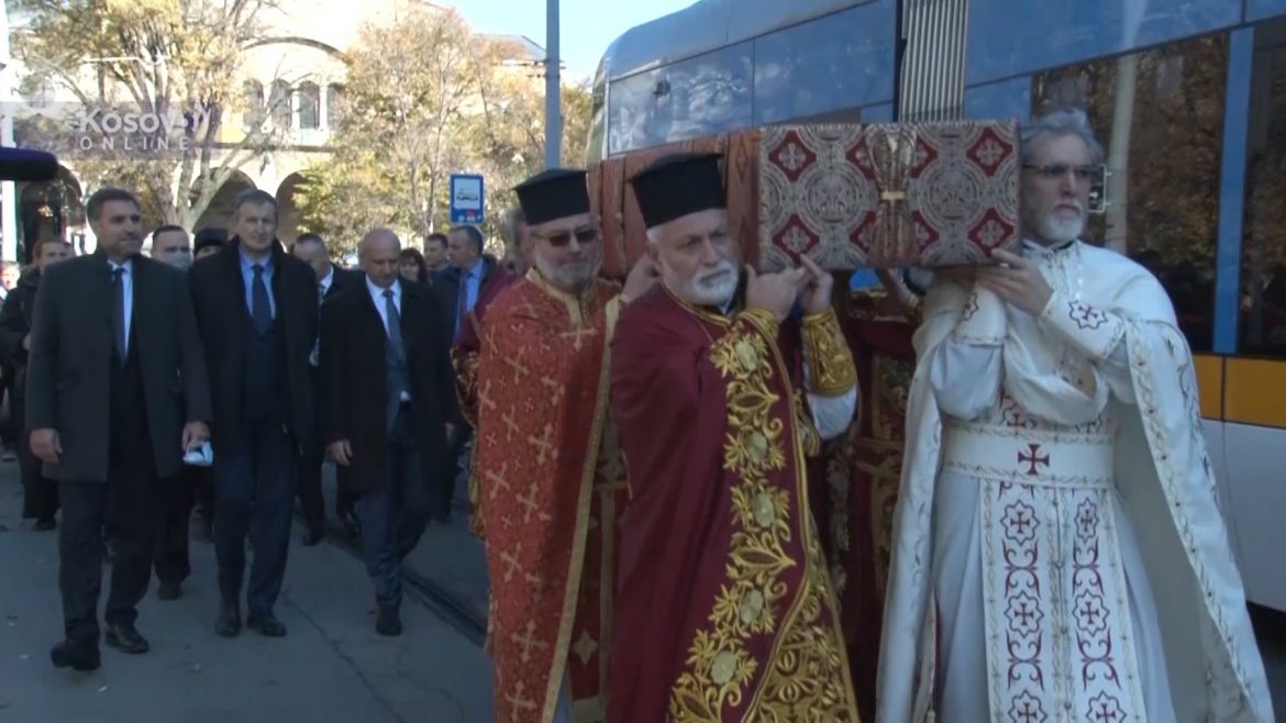 Odežda kralja Milutina izložena u Gračanici