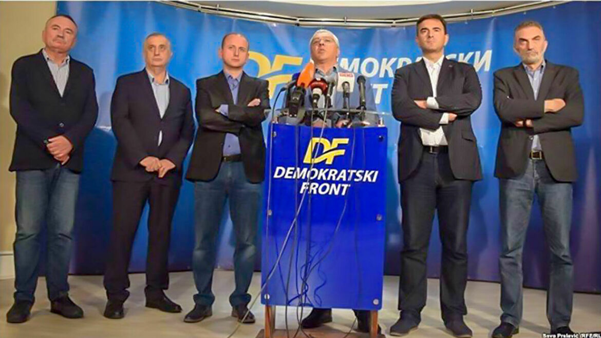 Crna Gora: Demokratski front u podne o platformi za formiranje nove vlade