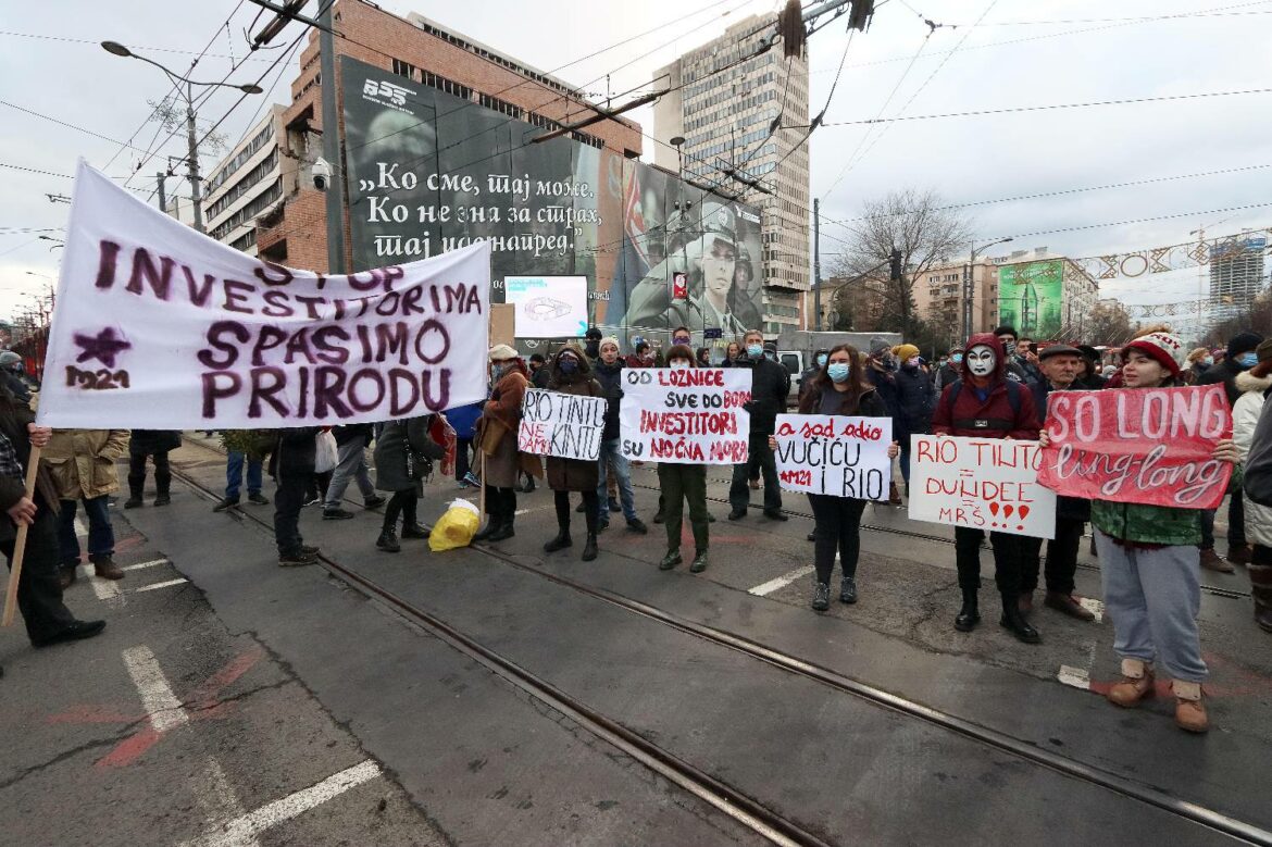 Danas protesti protiv Rio Tinta, Slobodna Srbija pozvala građane na blokadu puteva