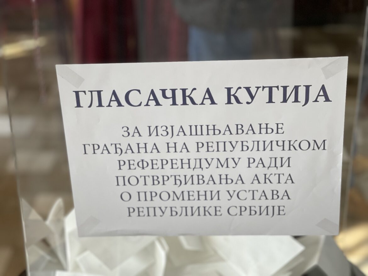 RIK: Do 10 časova na referendumu glasalo 3,61 odsto upisanih birača