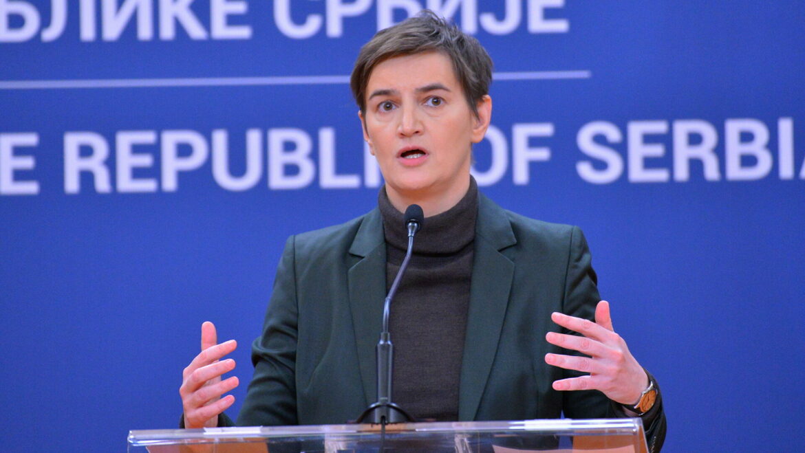 Brnabić: Srbija će štiti svoje interese, nema ko šta da zameri