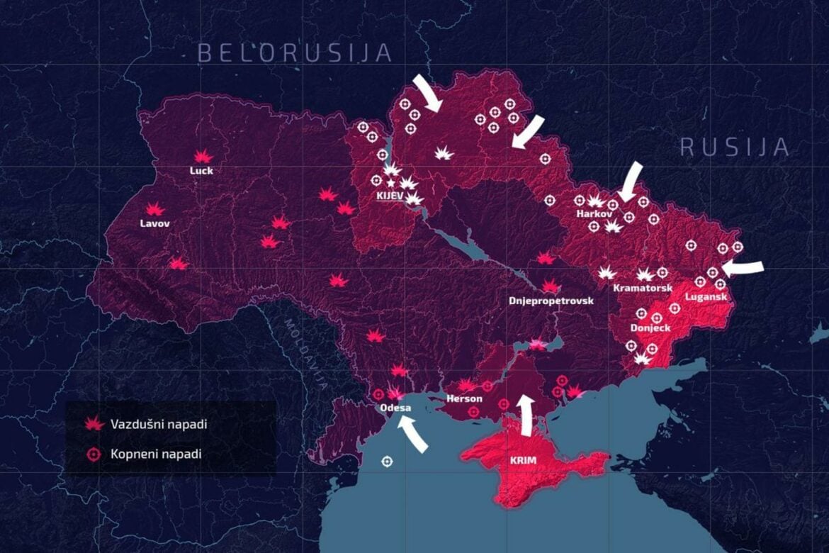 Rusko ministarstvo odbrane: Osvojili smo aerodrom Andonov kod Kijeva