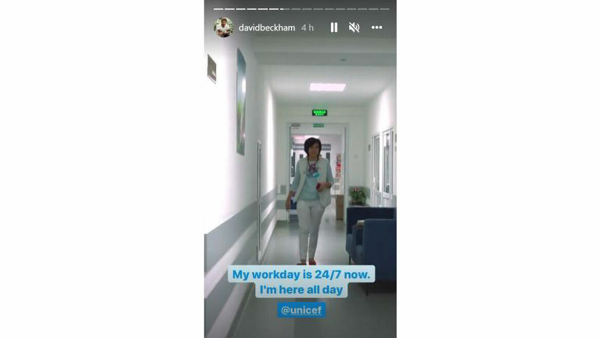 Nalog Dejvida Bekama na Instagramu preuzeo ukrajinski lekar