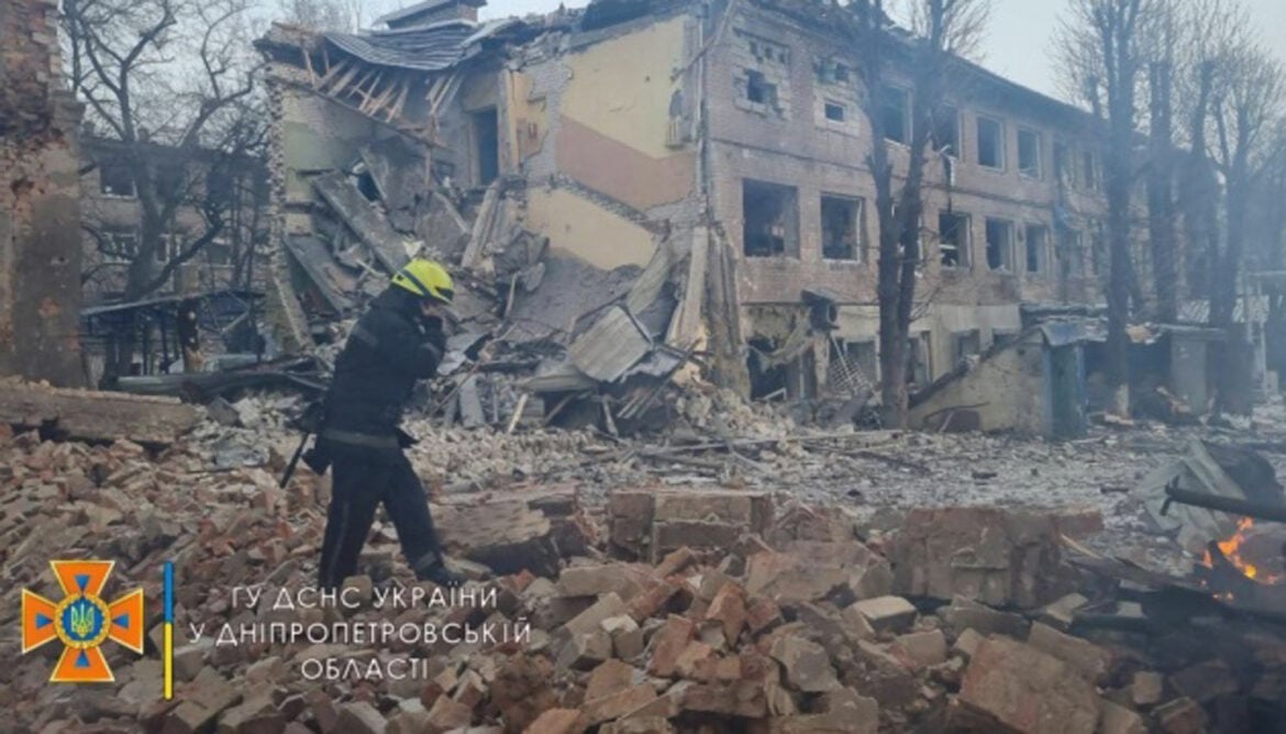 Usled vazdušnih udara u Dnjepru poginula jedna osoba