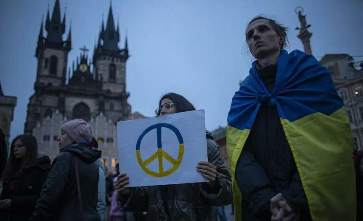 Protesti u Pragu i Londonu protiv rata u Ukrajini