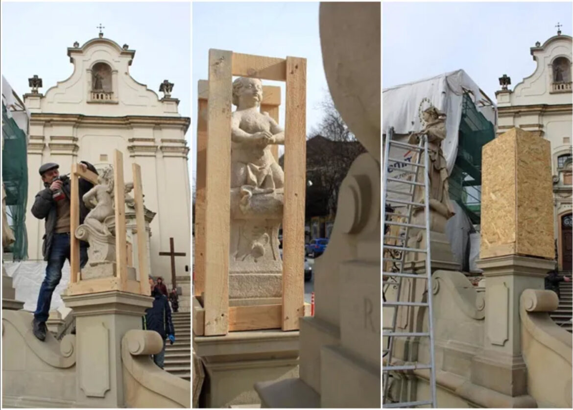 U Lavovu su skulpture zaštićene od mogućih vazdušnih udara