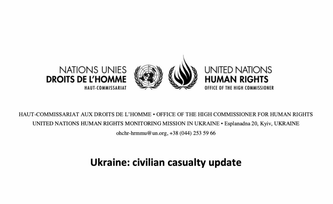UN: Najmanje 847 civila, uključujući 64 dece, ubijeno je u Ukrajini od početka sveobuhvatne invazije Rusije 24. februara