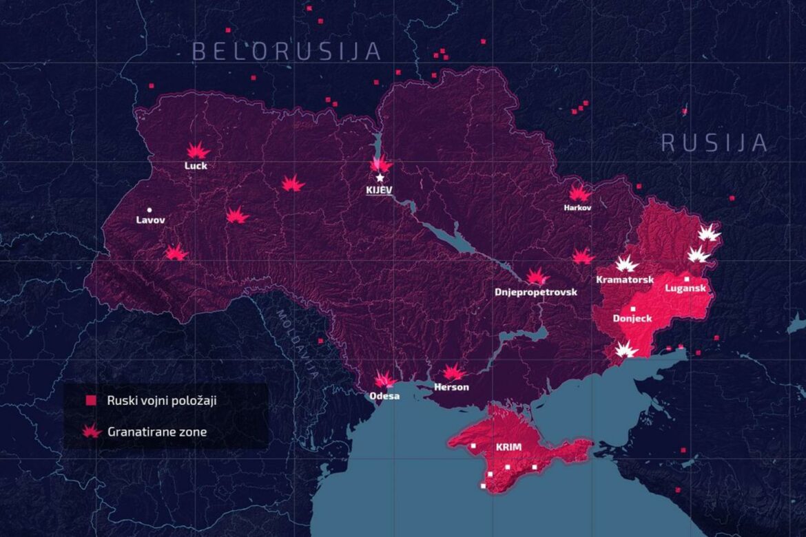 Ukrajina tvrdi da Rusija dostavlja oružje u Belorusiju