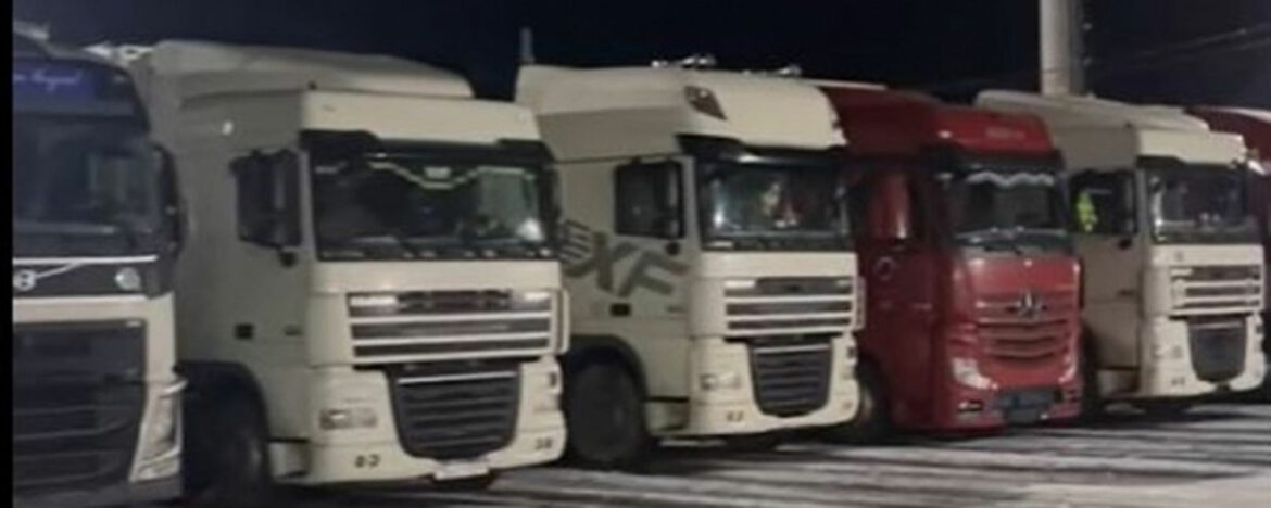 Ukrajina zaplenila 23 kamiona ruskih i beloruskih kompanija