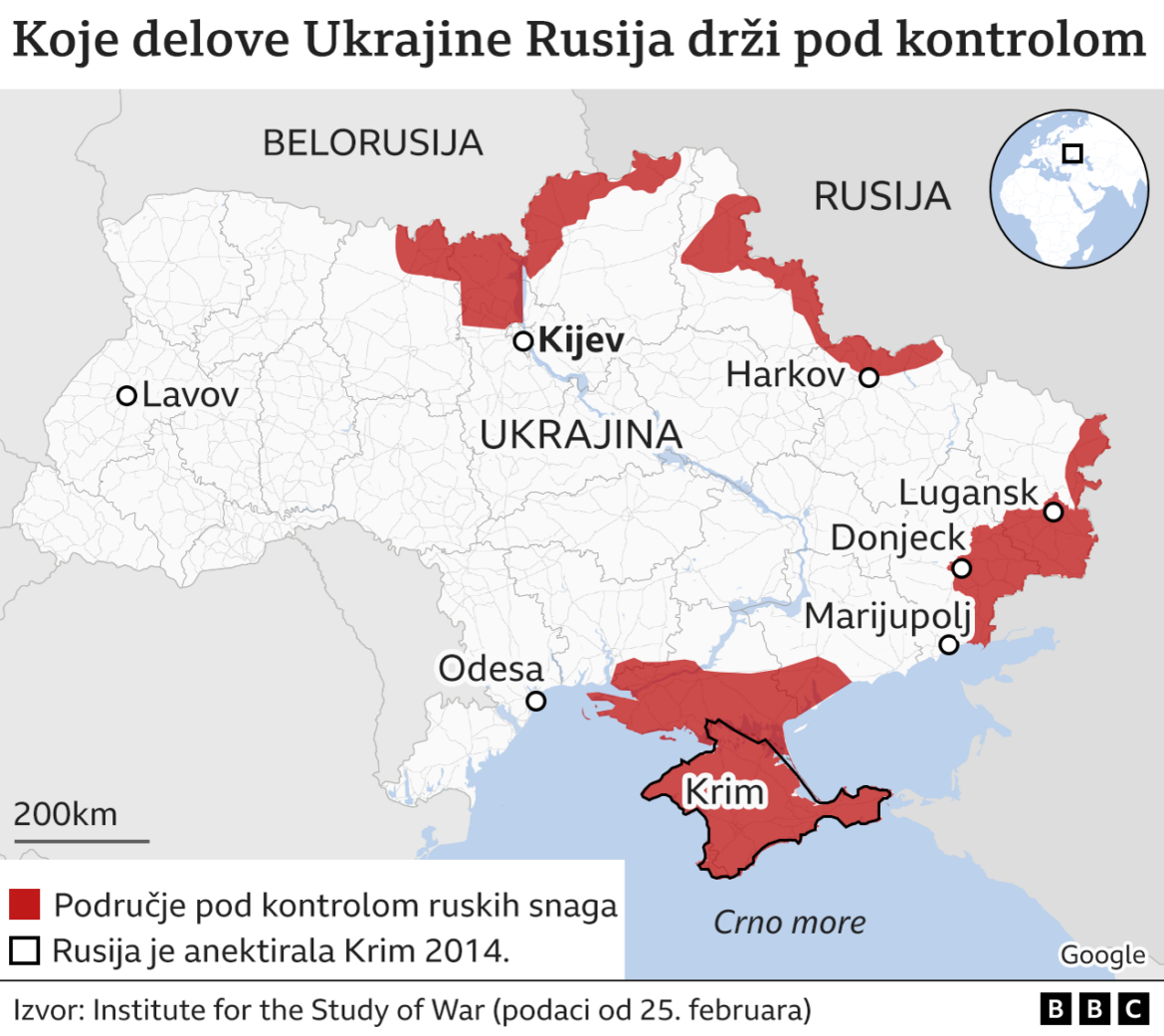 BBC: Ukrajinci zauzeli četiri naselja u Harkovu