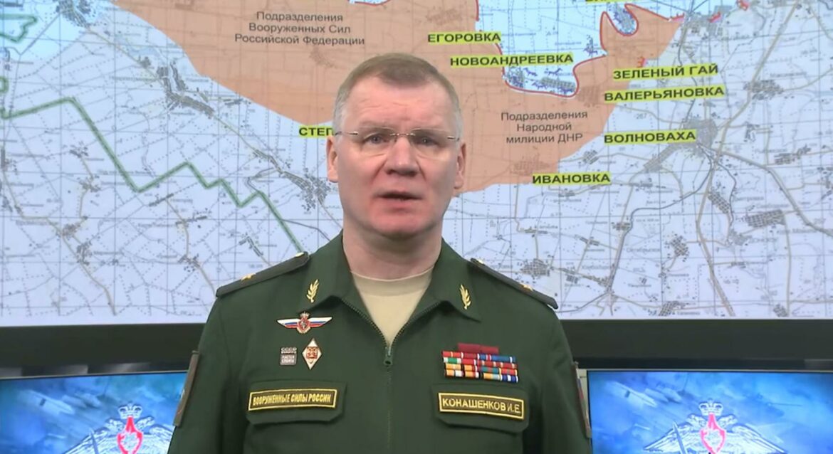 Konašenkov: Ruske snage sve bliže Bahmutu