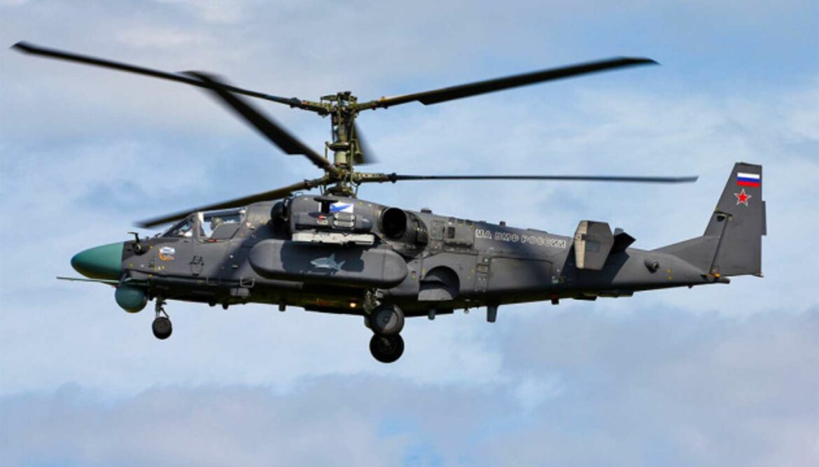 Ukrajinska vojska oborila ruski jurišni helikopter Ka-52