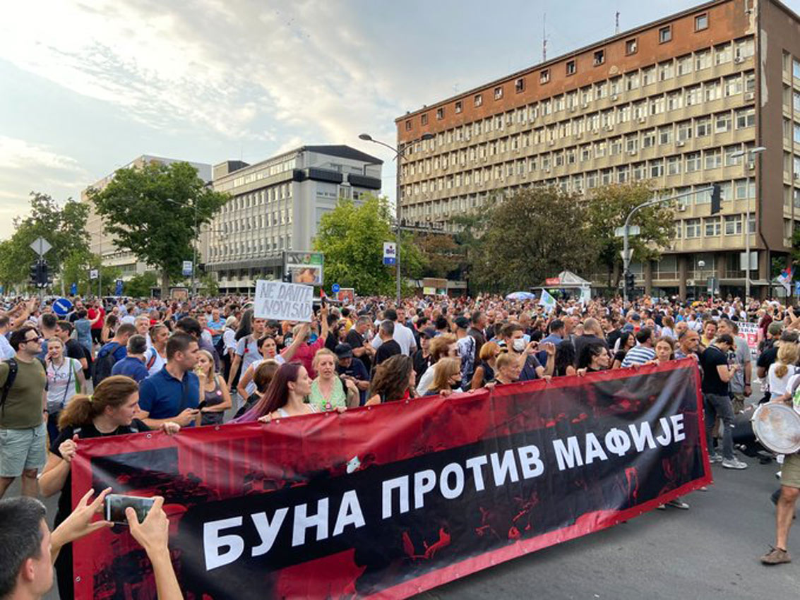 Završen protest u Novom Sadu