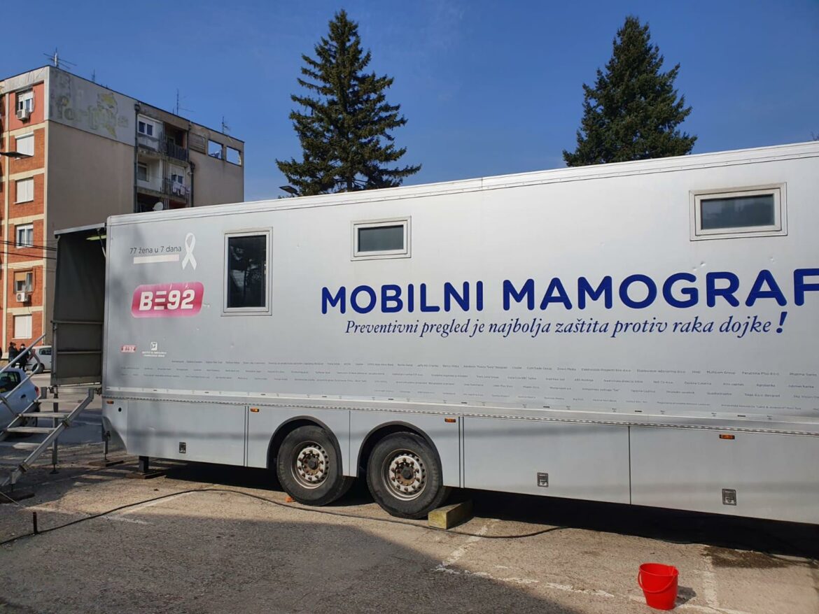 Kragujevac: Pokretni mamograf dostupan svim ženama od 18. jula