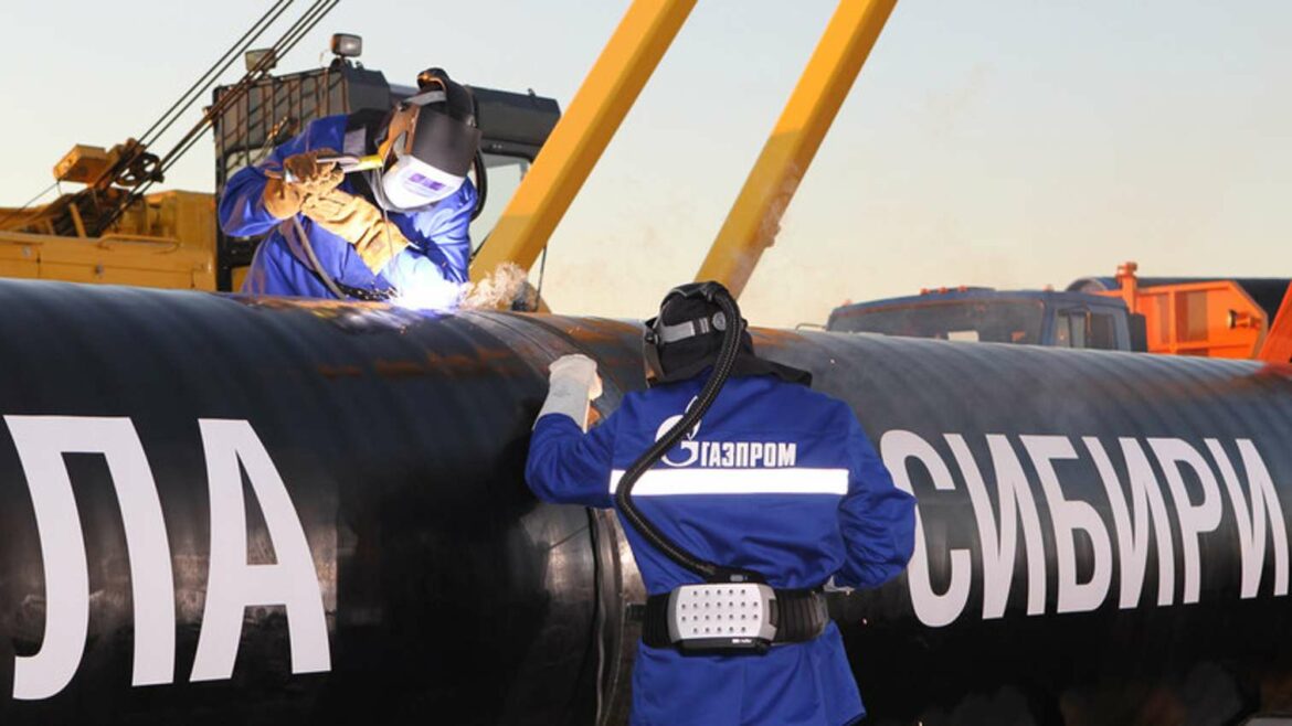 Rusija šalje Kini rekordne količine gasa