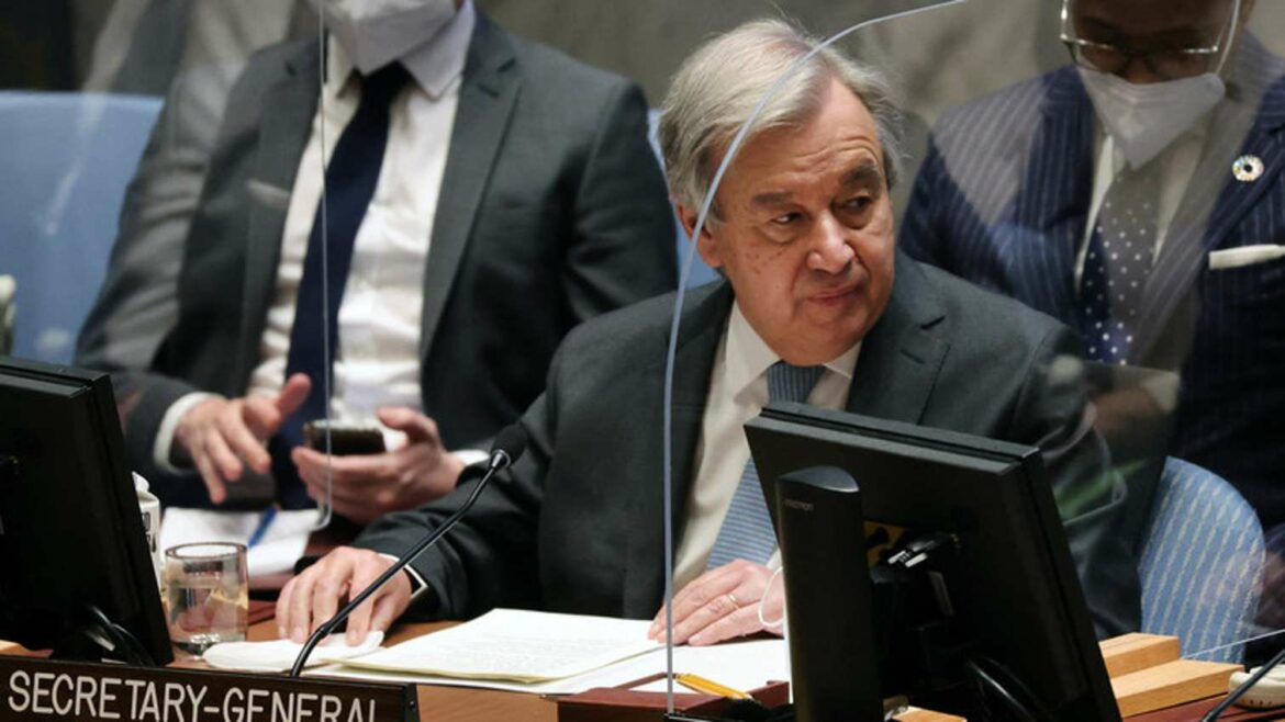 Lavrov: Šef UN „pod ogromnim pritiskom“ zbog Ukrajine