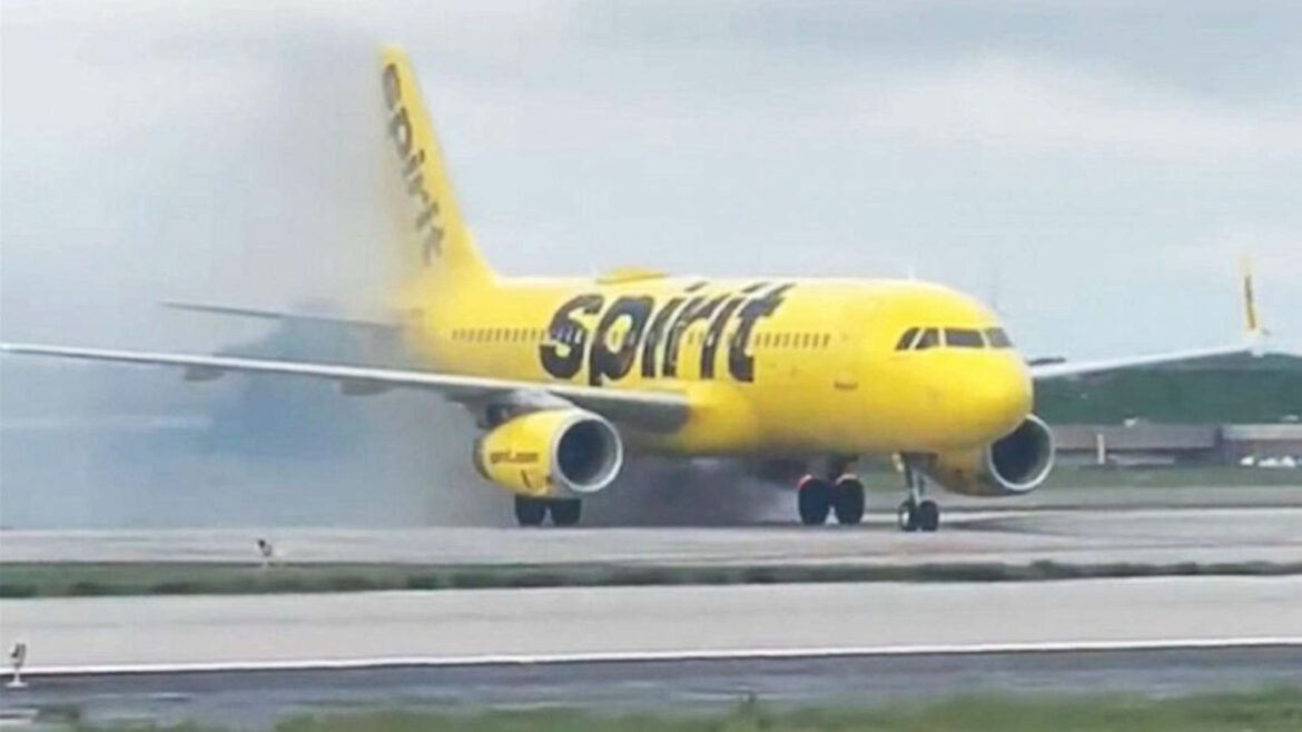 Spirit Airlines: Kočnice na avionu se zapalile nakon sletanja