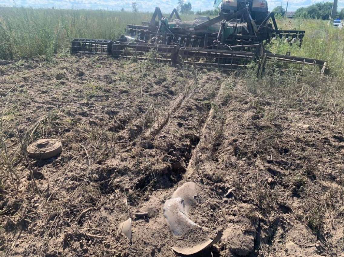 Traktor pogodio protivtenkovsku minu u Kijevskoj oblasti
