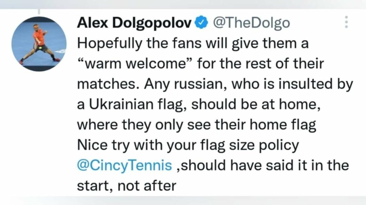 Bivši teniser traži zastave Ukrajine na mečevima u SAD