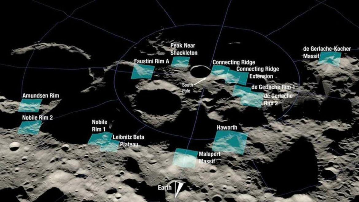 NASA bira potencijalna mesta za sletanje na Mesec