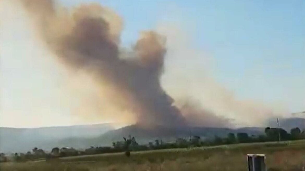 Veliki požar u okolini Preševa, vanredna situacija u četiri sela