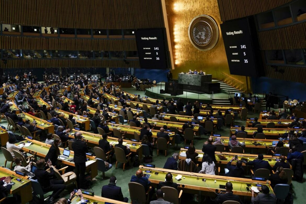 Generalna skupština UN će se sastati da razgovara o aneksiji ukrajinskih teritorija od strane Ruske Federacije