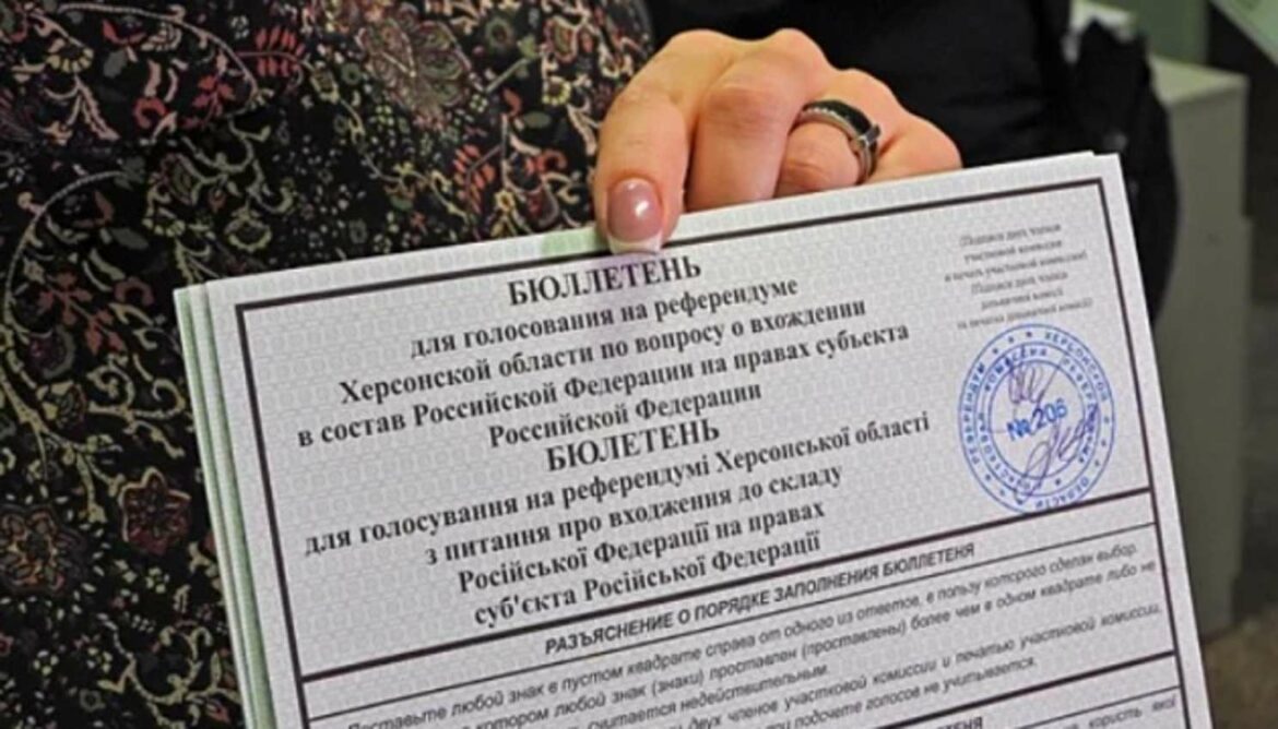 Otvorena biračka mesta za lažne referendume za Ukrajince