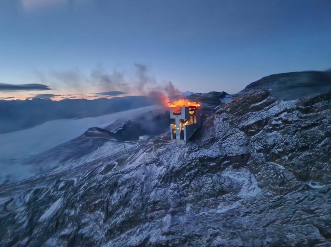 Izbio požar u restoranu u švajcarskim Alpima