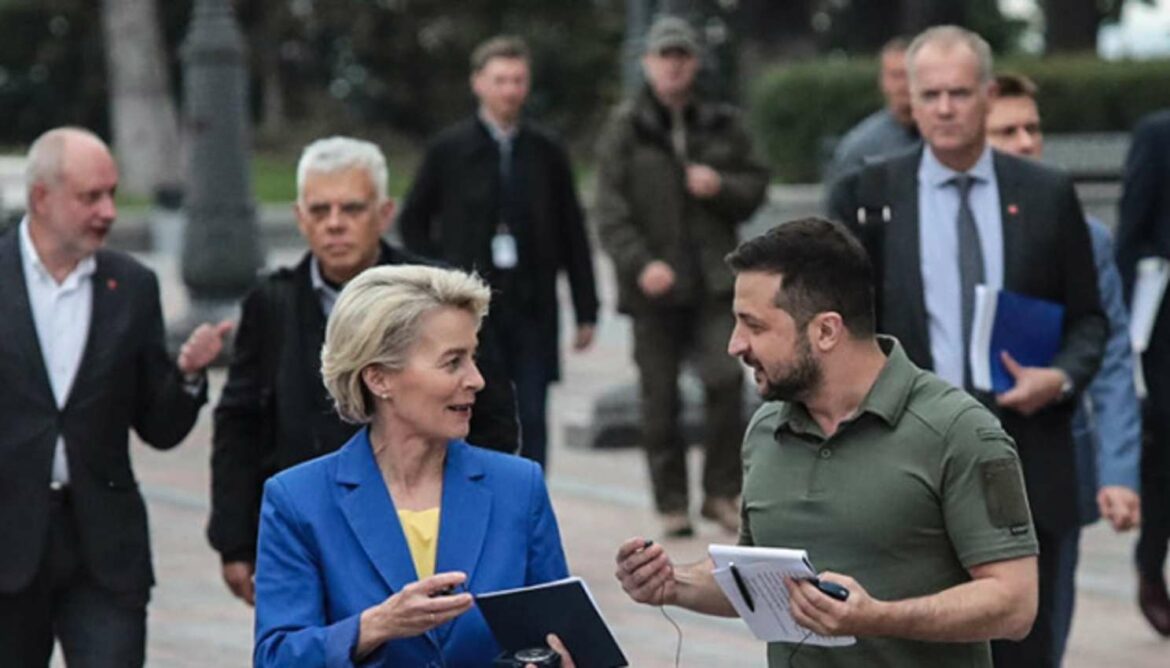 Zelenski sa Fon der Lajenovom o pomoći Ukrajini i sankcijama Iranu