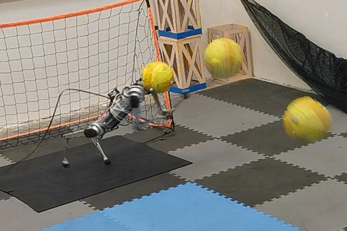 Četvoronožni robotski golman zasnovan na mašinskom učenju