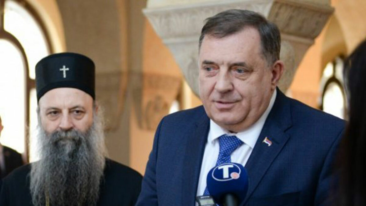 Dodik u Beogradu sa patrijarhom Porfirijem o aktuelnoj situaciji u Republici Srpskoj