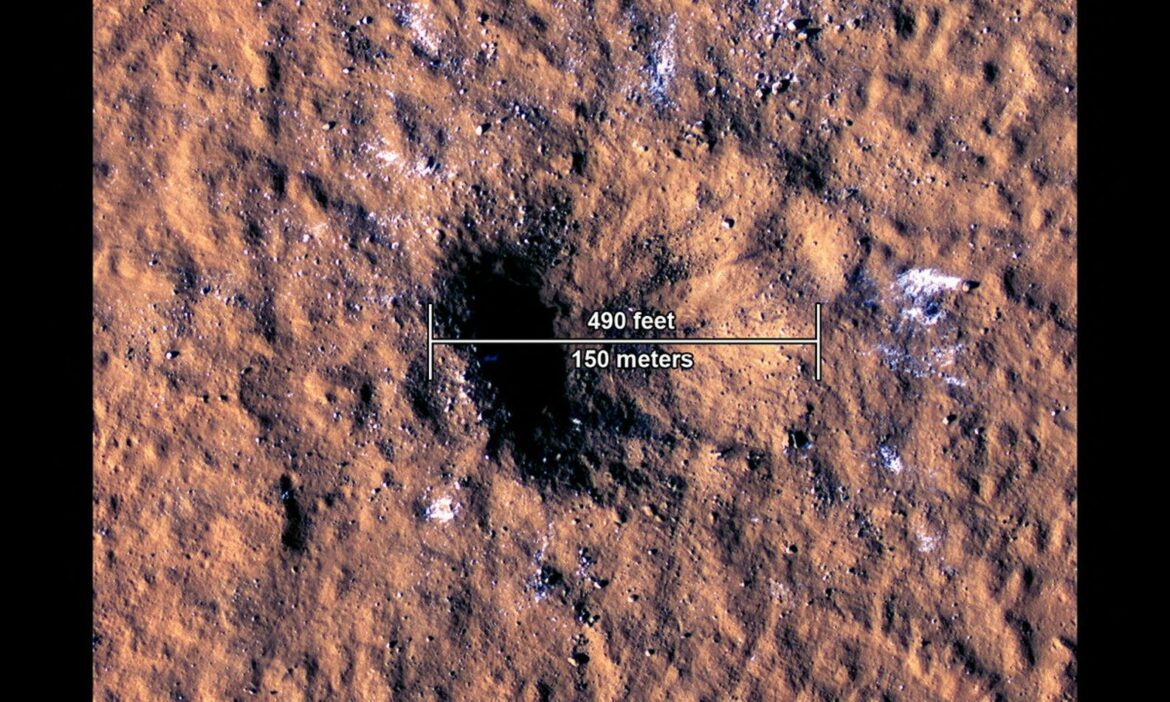 NASA objavila detalje o udaru meteorita u Mars