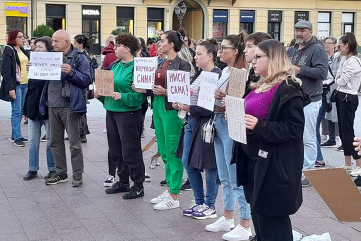 Novi sad: Protest zbog intervjua Informera