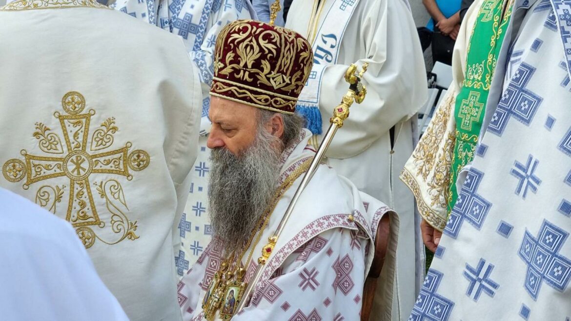 Sutra ustoličenje patrijarha Porfirija u Pećkoj patrijaršiji