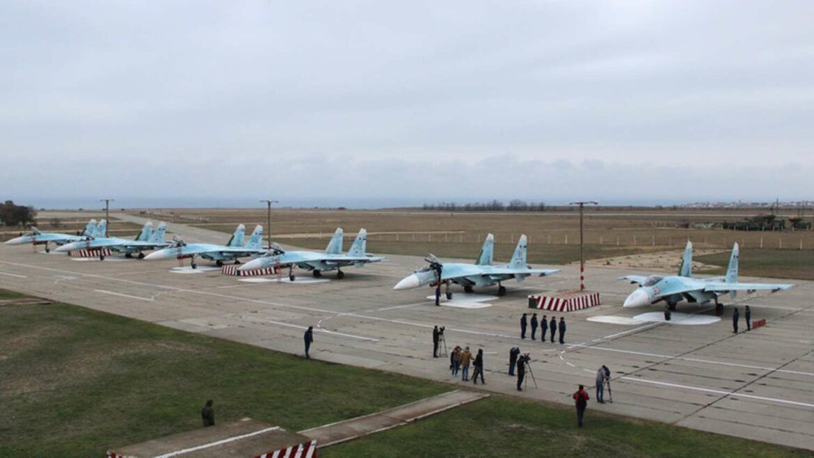 Na aerodromu Krim izbio veliki požar