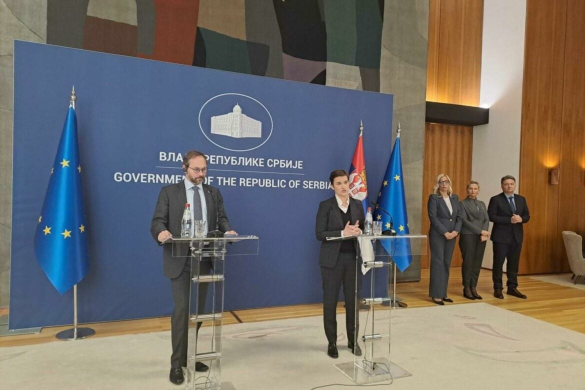 Brnabić sa Žiofreom: Postoje neslaganja oko usaglašavanja sa EU, ali razgovaramo