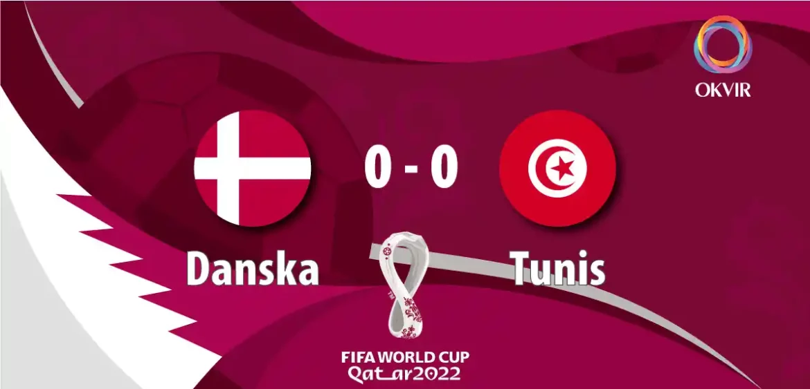 Katar: Prva utakmica bez golova, Danska – Tunis 0:0