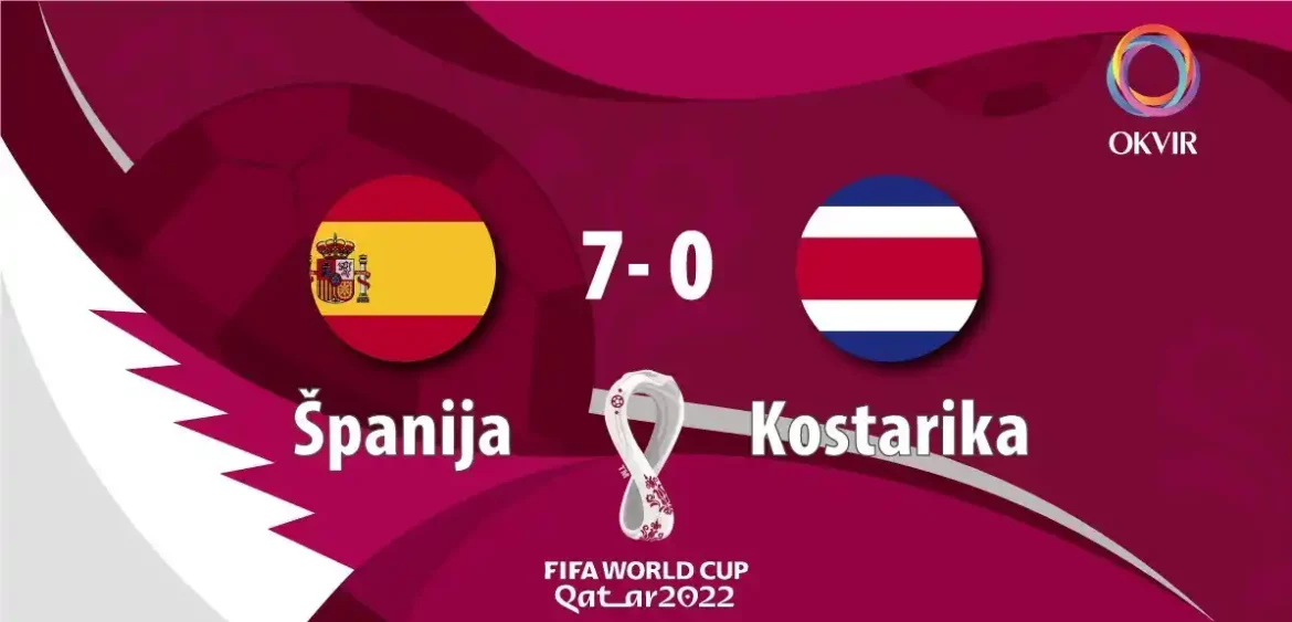 Katar: Španija pobedila Kostariku rezultatom 7:0
