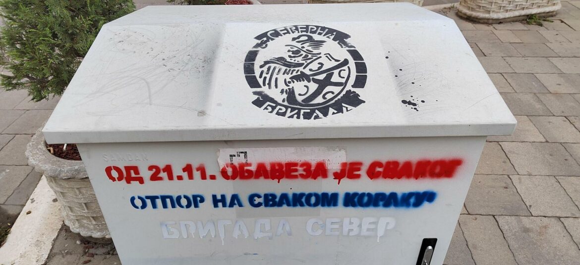 Sever Kosova osvanuo sa grafitima koji pozivaju na „otpor na svakom koraku“