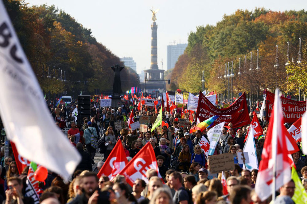 Nemačka: Održan protest zbog poskupljenja