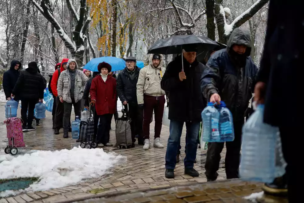 Sneg će od nedelje prekriti Kijev jer još uvek nema struje